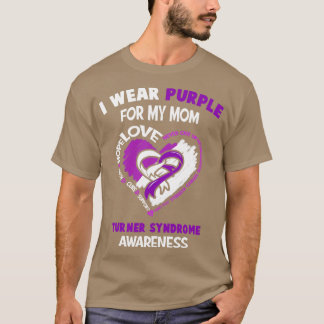 Turner Syndrome Awareness I Bära Teal for My Mamma T Shirt