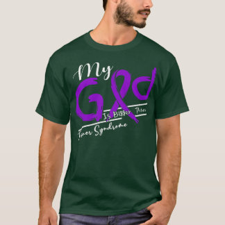 Turner Syndrome Awareness My God är starkare i T Shirt