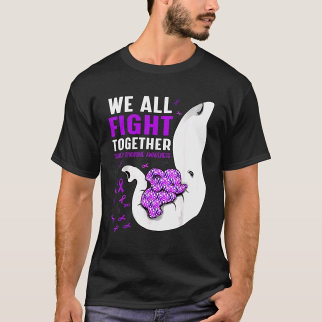 Turner Syndrome Awareness Vi alla kämpar tillsamma T Shirt (Framsida)