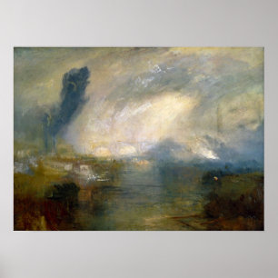 Turner - Thames ovanför vattenbro Poster