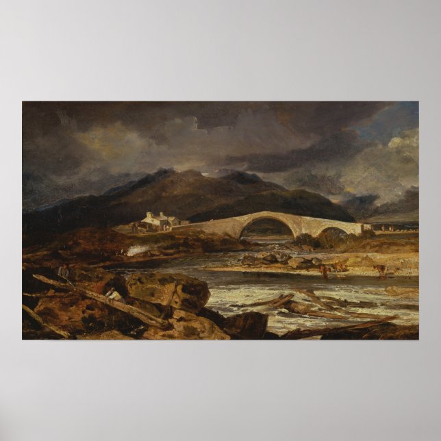 Turner - Tummel Bridge Perthshire Poster (Framsidan)