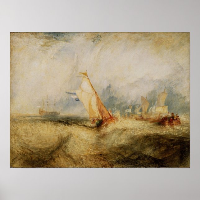 Turner - Van Tromp Going About To Please His Maste Poster (Framsidan)