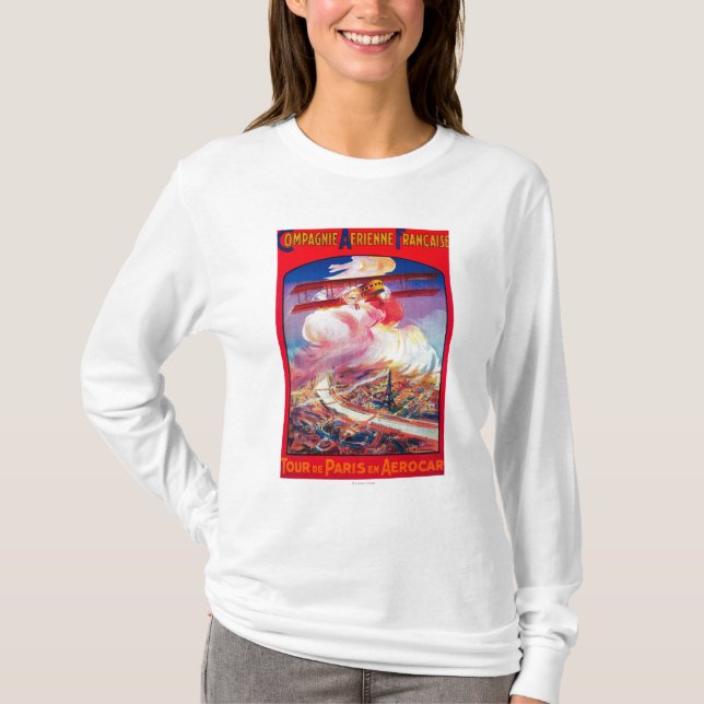 Turnera De Paris, frankrike i Aerocar PosterEurope T Shirt (Framsida)