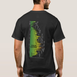 Turnera Dividehöjden profilerar t-skjortan (som är Tröja