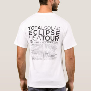 "Turnerar USA/den sol- förmörkelsen T för Shirt