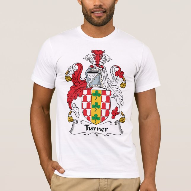 Turnerfamiljvapensköld Tee Shirt (Framsida)