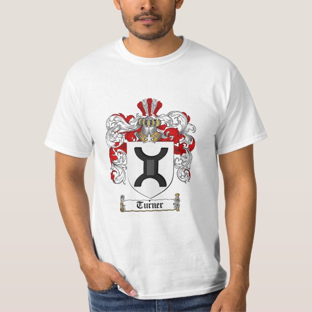 Turnerfamiljvapensköld - turnervapensköld tee shirt (Framsida)