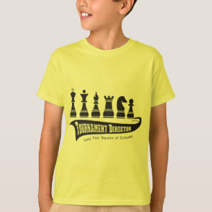 Turneringdirektör, schackskjorta tee