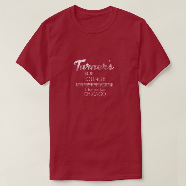 Turnernas blå lounge tee shirt (Design framsida)