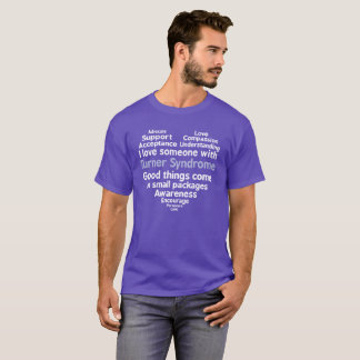 Turnersyndrommedvetenheten älskar jag någon med t shirt