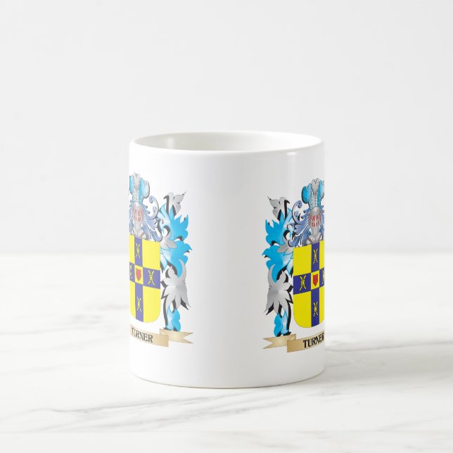 Turnervapensköld - familjvapensköld kaffemugg (Center)
