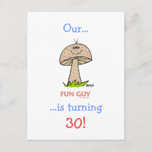 Turning 30 Billigt Funny Milestone Birthday Inbjud Inbjudan Vykort