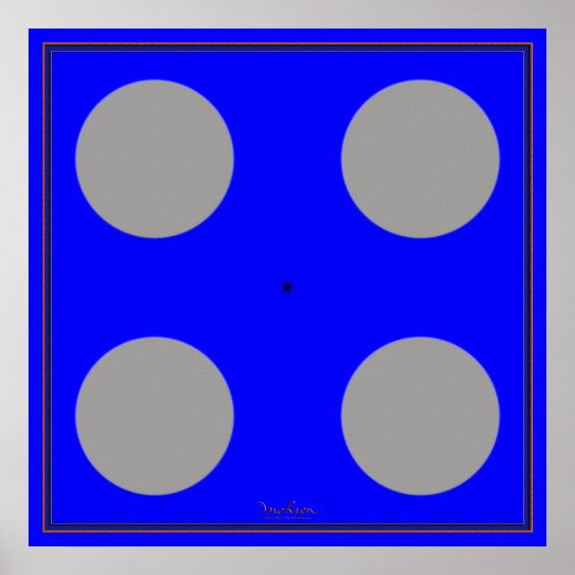 Turning av bruna optiska Illusion Poster (Framsidan)