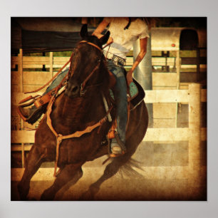 Turning Horse Poster