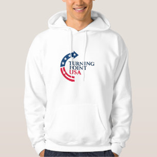 Turning Point USA Patriotisk Hoodie - Stjärnor & R