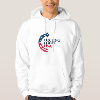 Turning Point USA Patriotisk Hoodie - Stjärnor & R
