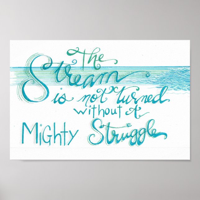 Turning the Stream Poster (Framsidan)