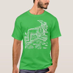 Turning Werevarr Teckning Black Old Antique Illust T Shirt