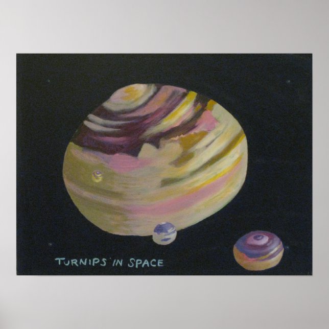 "Turnips in Space! " Poster (Framsidan)