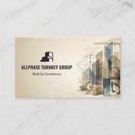 Turnkey Construction Services | Brown Sktech Visitkort