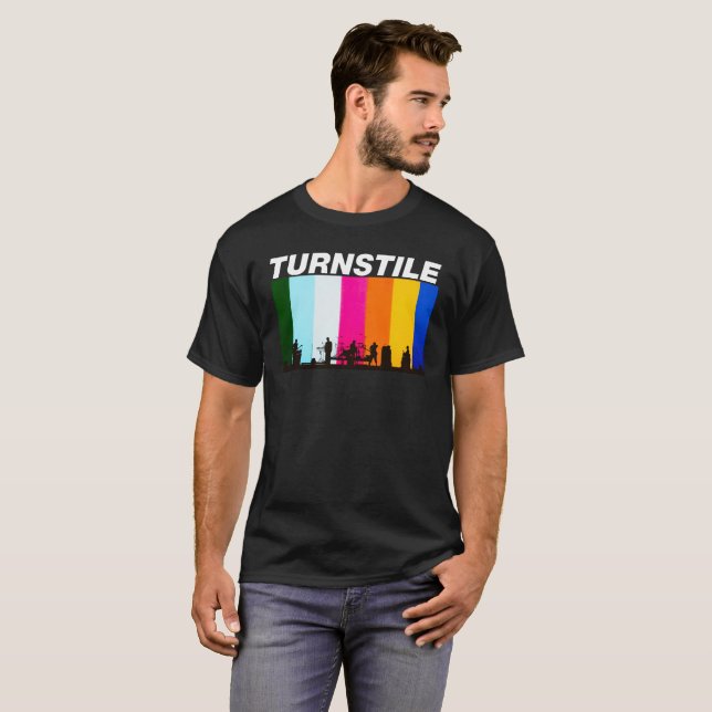 Turnstile --- Original Fan Art T-Shirt (Hel framsida)