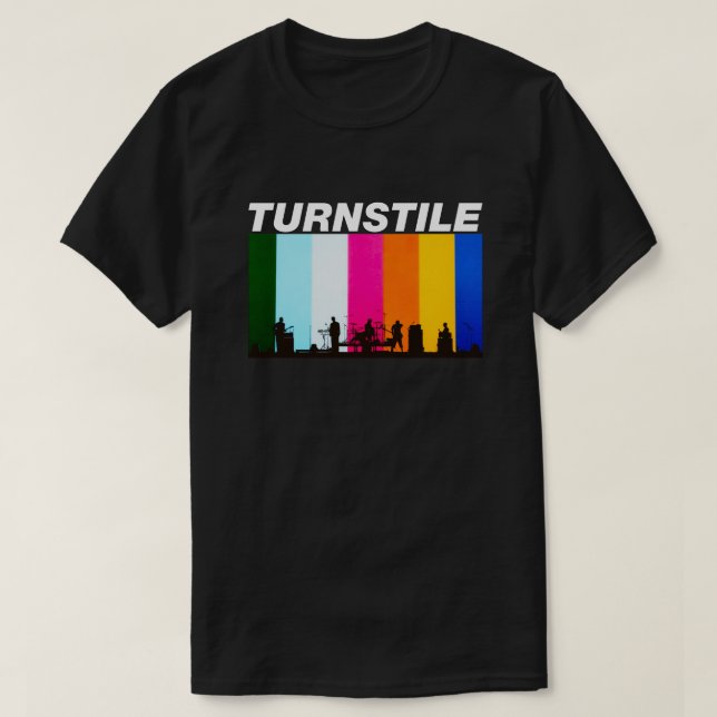 Turnstile --- Original Fan Konst T Shirt (Design framsida)