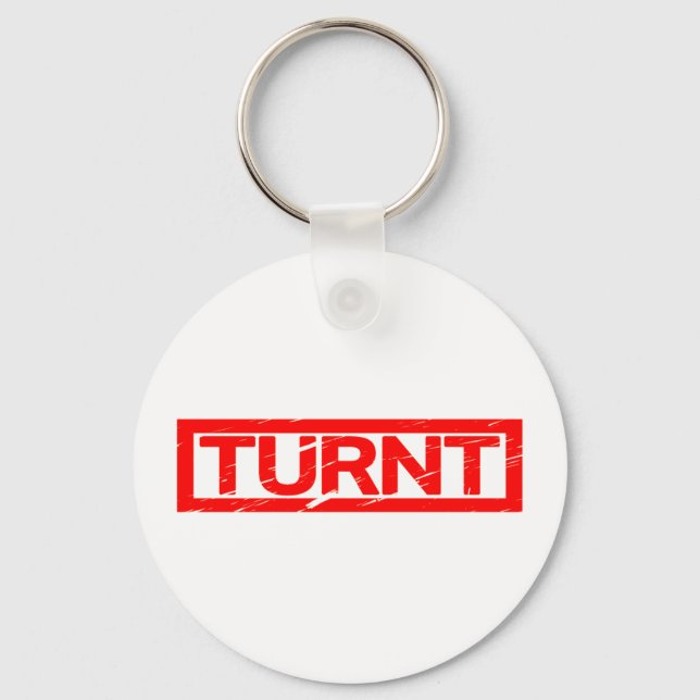 Turnt Frimärke Nyckelring (Framsida)