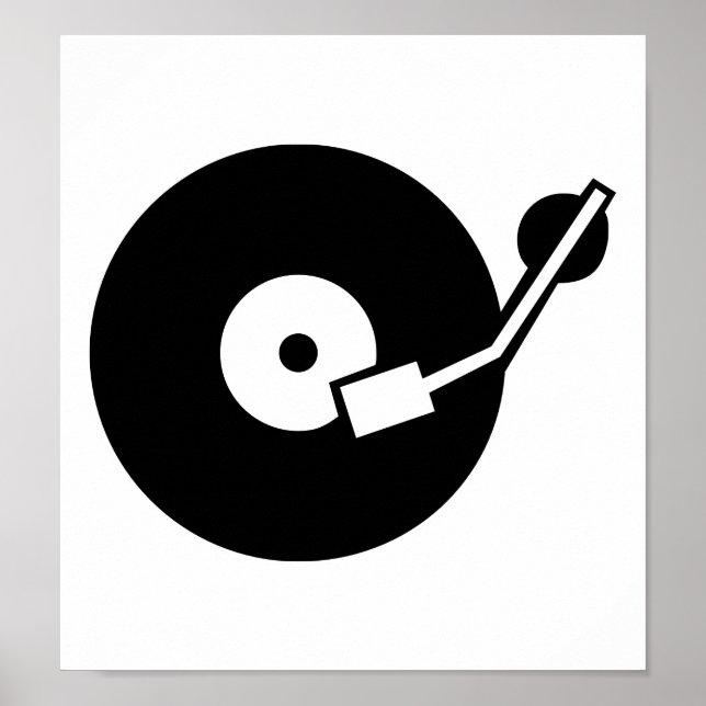 Turntable DJ Poster (Framsidan)