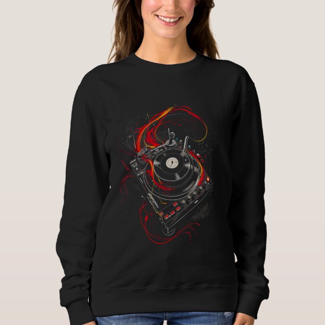 Turntable Graffiti T Shirt (Framsida)