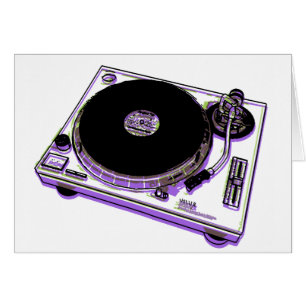 Turntable Hälsningskort
