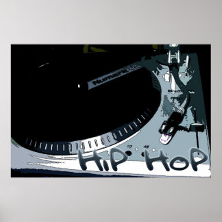 Turntable Hip-Skutt Poster