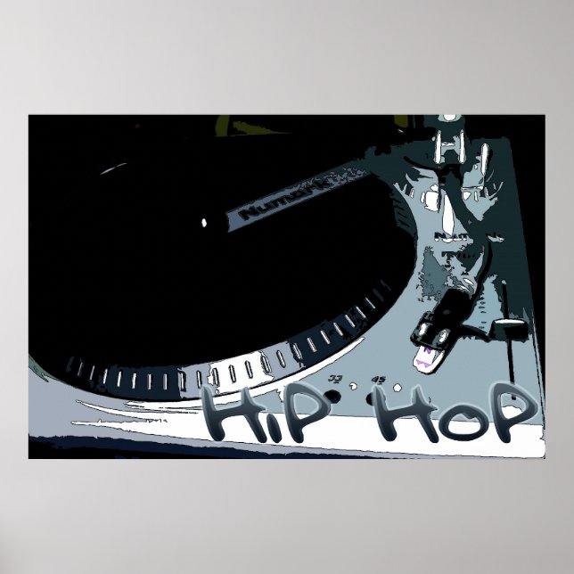 Turntable Hip-Skutt Poster (Framsidan)