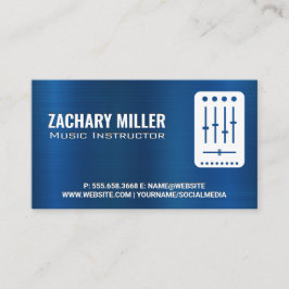 Turntable Mixer Visitkort