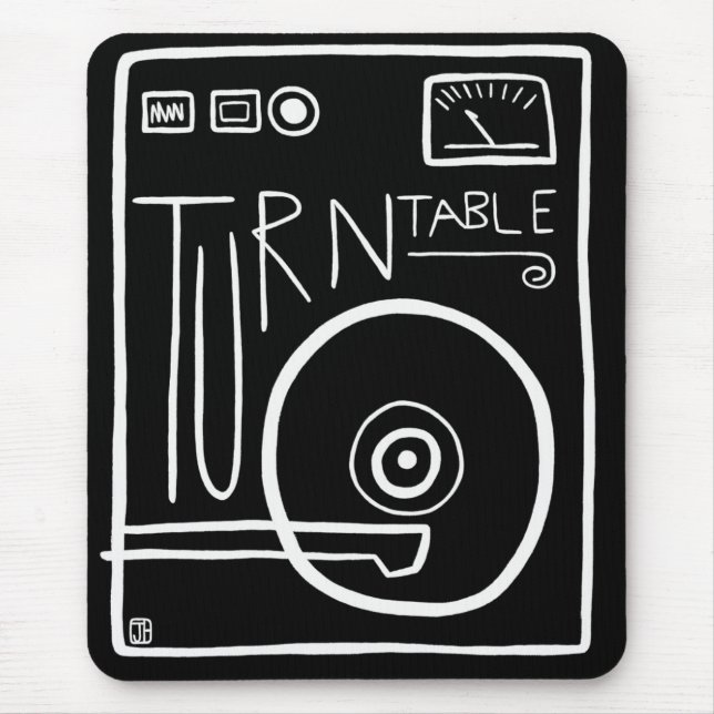 Turntable Mousepad Musmatta (Framsidan)