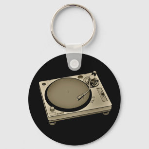 Turntable Nyckelring