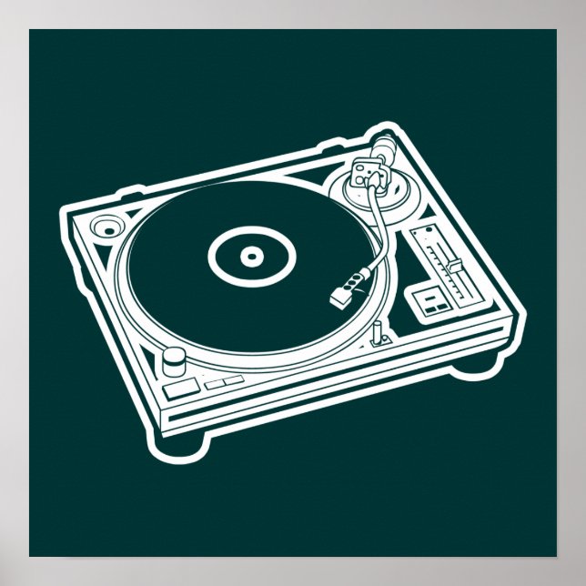 Turntable old school poster (Framsidan)