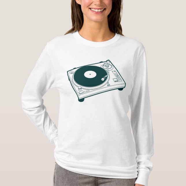 Turntable old school tee (Framsida)