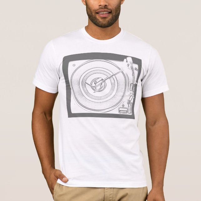 turntable tee shirt (Framsida)