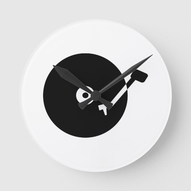 Turntable vinyl rund klocka (Framsida)