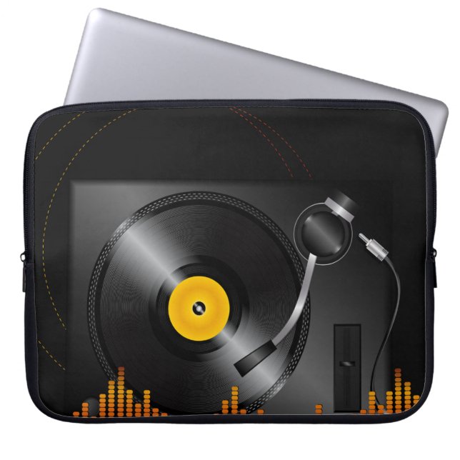 Turntablelaptop sleeve (Framsidan)