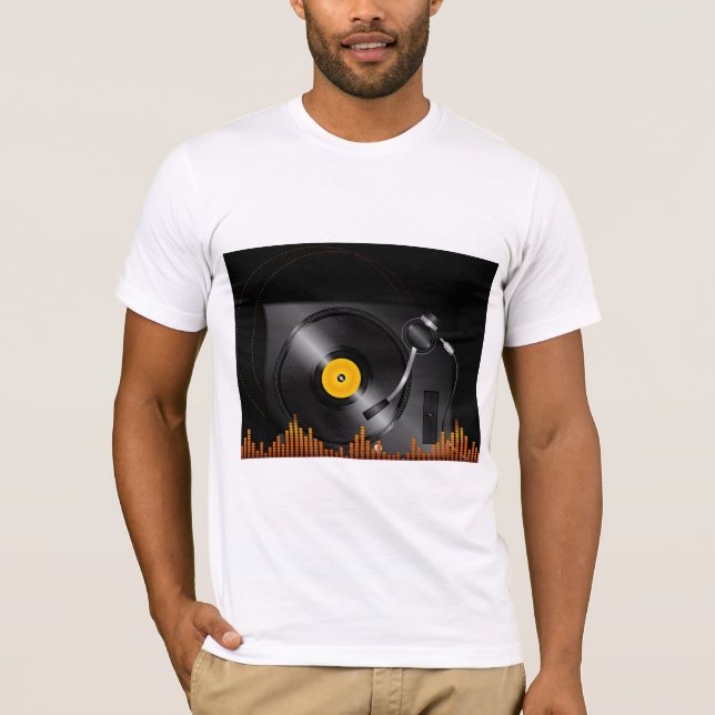 Turntablemanar T-tröja T-shirt (Framsida)