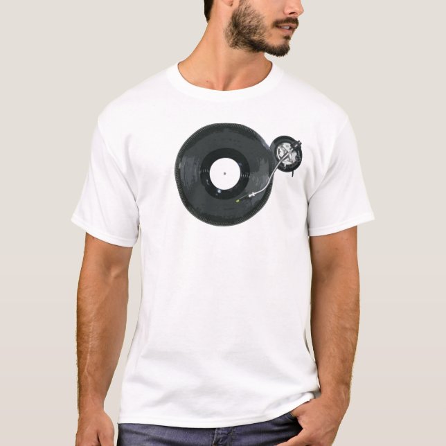 Turntableskjorta Tee Shirt (Framsida)