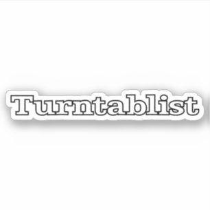 Turntablist Klistermärken