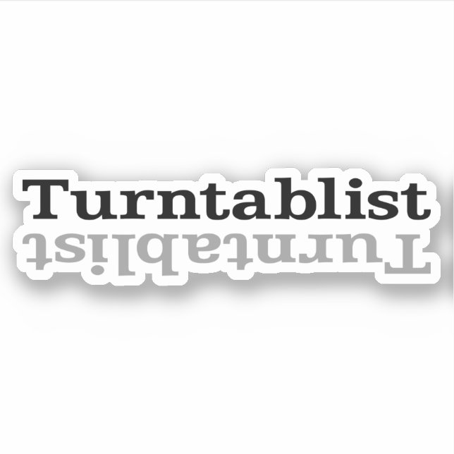 Turntablist Klistermärken (Framsida)