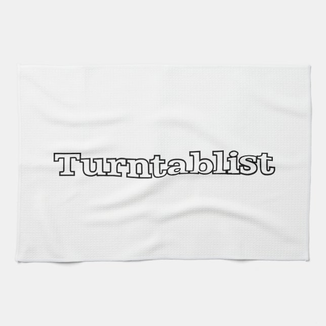 Turntablist Kökshandduk (Horisontell)