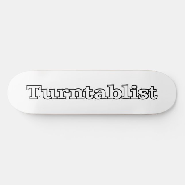 Turntablist Mini Skateboard Bräda 18,5 Cm (Horz)