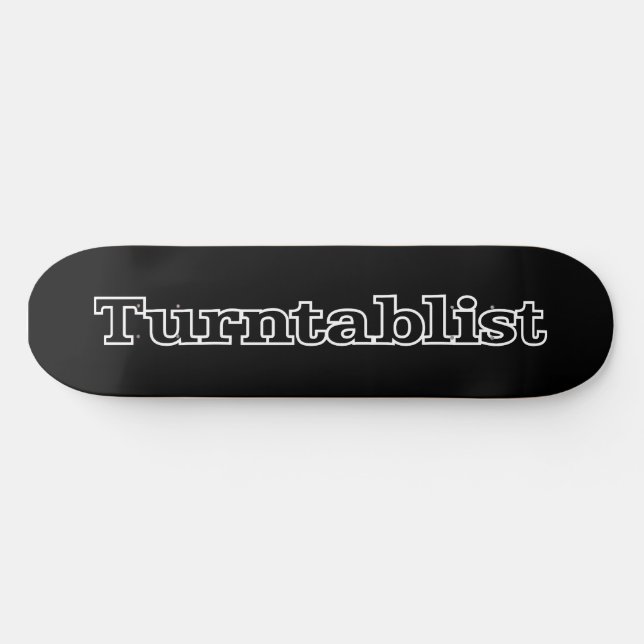 Turntablist Mini Skateboard Bräda 18,7 Cm (Horz)