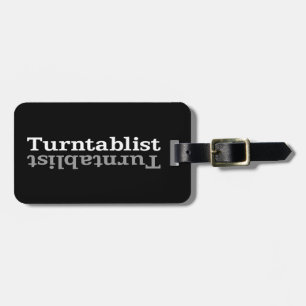 Turntablist ʇ sılqɐ ʇ uɹ n ⊥ bagagebricka