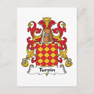Turpin Family Crest Vykort