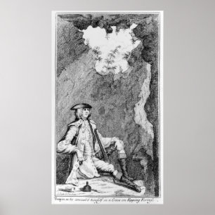 Turpin medan han gömde sig i en grotta poster